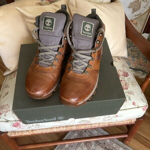Timberland Men's Brown Leather Hiking Boots